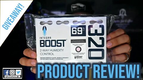 Integra Boost | Cigar Humidity | NEW PRODUCT GIVEAWAY | CigarShowTim