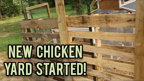 New Chicken Yard Started - Ann's Tiny Life and Homestead