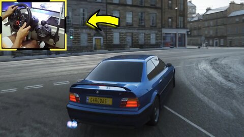 BMW M3 - Forza Horizon 4 gameplay / Volante Logitech g29