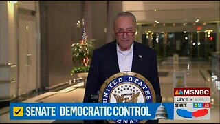 Chuck Schumer Rushes To The Microphone To Bash MAGA Republicans After Taking Senate