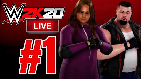 WWE 2k20: My Career - Episode #1 - The Creation of the King & Queen