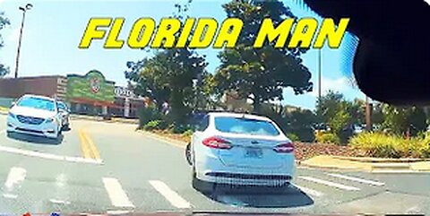 FORD DOES ILLEGAL U-TURN AND STARTS ROAD RAGE AFTER GETTING HONKED AT