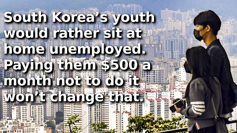 South Korea Thinks Paying Young People $500 a Month to Participate in Society Will Actually Work