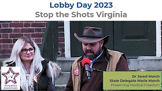 Delegate Marie March and Dr. Jared March - Lobby Day 2023