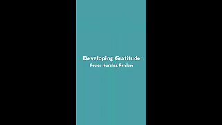 Developing Gratitude
