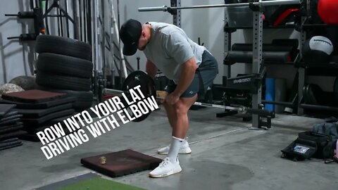 Single Arm Barbell Row