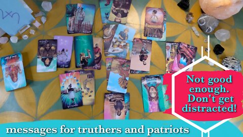 (Re-uploaded) Deep state strategy: give them crumbs, then distract them. Tarot reading