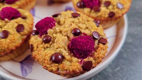 Very fast for tea or coffee!☕ Easy and delicious muffins without sugar, in 5 minutes!