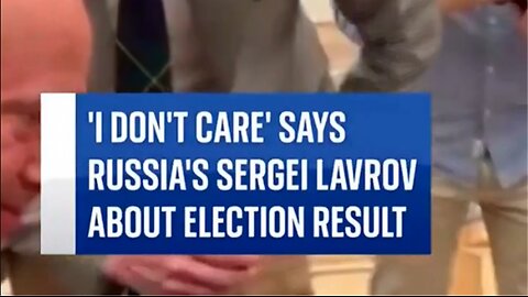 ►🇬🇧🤡🇬🇧🚨‼ Lavrov: "I don't care." 🚨🇷🇺🇷🇺🇷🇺