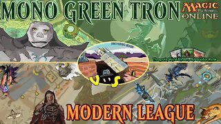 Magic The Gathering Modern League With Mono Green Tron Running Green Stompy Creatures｜Is Green Going to Give us the Edge