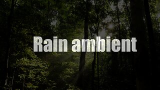 2 hour cozy rain sound