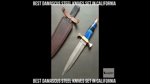 Best Damascus Steel Knives Set in Colorado #shorts #knives #knife #colorado