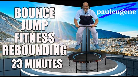 Energize Mini Trampoline Rebounding Bounce Jump Fitness Workout | 23 Min of Cardio Fun!