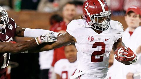 74 days until Alabama football Derrick Henry taking it 74-Yards for a Touchdown vs Mississippi St.