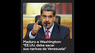 Nicolás Maduro rechaza la interferencia electoral de EE.UU. en Venezuela