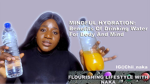 MINDFUL HYDRATION: BENEFITS OF DRINKING WATER FOR BODY AND MIND.