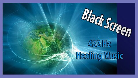 10 hours BLACK SCREEN ~ 432 Hz Deep Healing ~ Binaural Music with Subliminal Affirmations