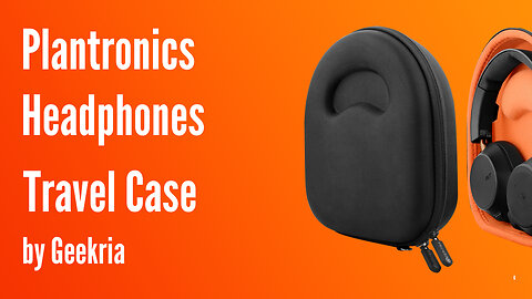 Plantronics BackBeat Over-Ear Headphones Travel Case, Hard Shell Headset Carrying Case | Geekria