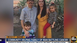 Community helping cancer patient and his family