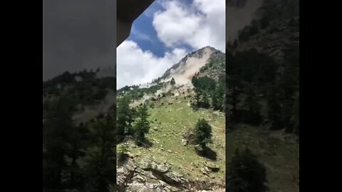 Landslide in India, Sangla Valley in Kinnaur 🇮🇳