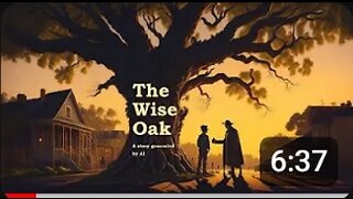 Al-Crafted Tale: The Wise Oak Captivating Audiobook Reading