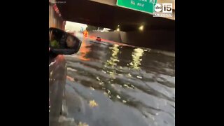 I-17 near Camelback Flooding