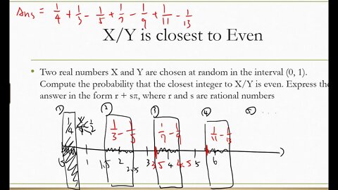 probability interview x/y is closest to even