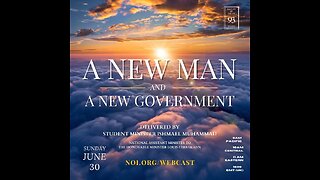A NEW MAN and A NEW GOVERNMENT