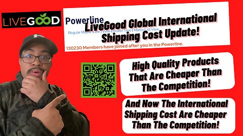 Livegood Global International Shipping Cost Update