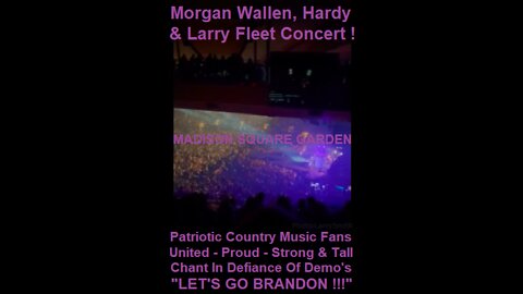 MORGAN WALLEN CONCERT NY CITY 2/9/22 MADISON SQUARE GARDEN VIDEO!!!
