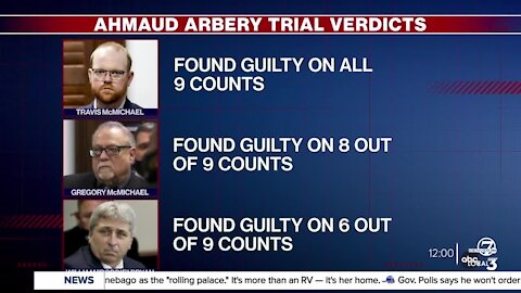 3 Georgia men convicted of Ahmaud Arbery's murder