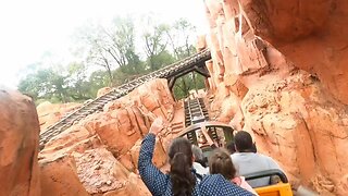 Big Thunder Mountain Railroad Rollercoaster - Disney