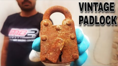 Vintage Rusty Padlock - Restoration