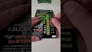 Scratch Off Lottery Tickets Graveyard Green!