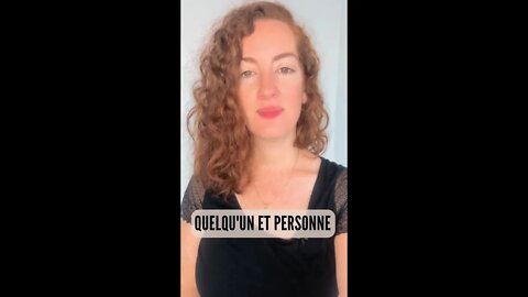 Quelqu’un et personne #frenchcourse #frenchlanguage #frenchlessons