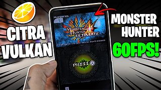 CITRA VULKAN 3DS ATUALIZOU E TROUXE MAIS PERFORMANCE! | MONSTER HUNTER 4 EM 60FPS!