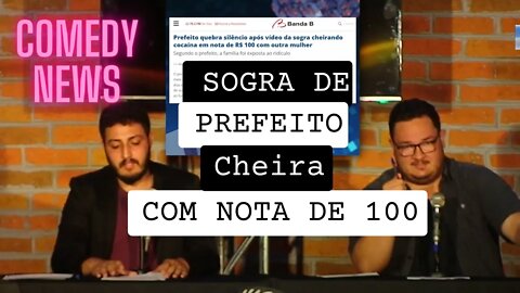 Sogra de Prefeito é encontrada cheirando com nota de 100 reais - Comedy News