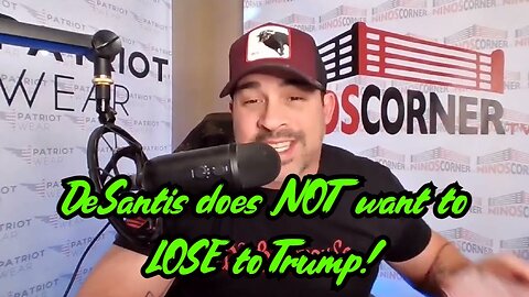 David Rodriguez: DeSantis does NOT want to LOSE to Trump!