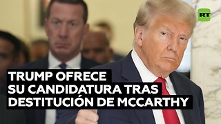 Trump dice estar listo para aceptar la presidencia de la Cámara de Representantes de EE.UU.