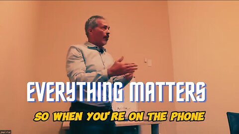 Sales Training MINDSET! EVERYTHING MATTERS