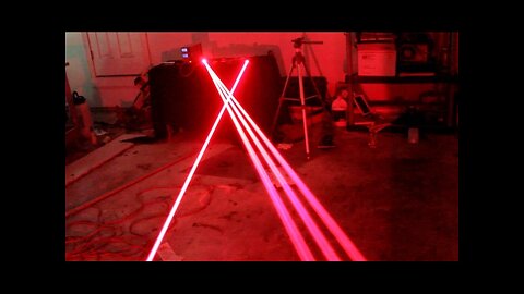 Odd Tri-Beam 3W Red Laser!!