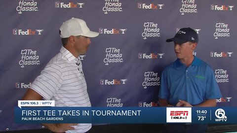 First Tee kids interview Chase Koepka post-Honda Classic