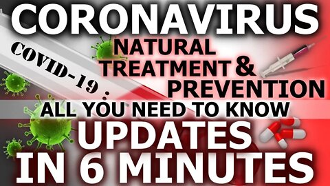 Coronavirus: Natural Treatments & Updates In 6 Minutes! Denial? Preparation? Development?