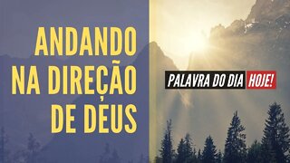 Andando na Direção de Deus - Mensagem do Dia de Hoje | Palavra é Vidas