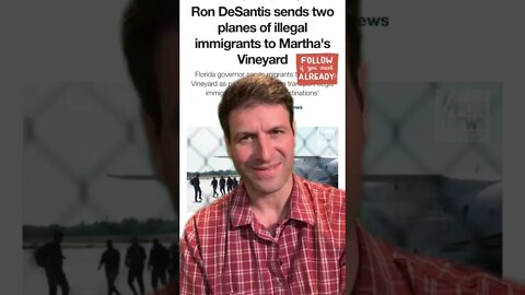 DeSantis Sent 2 Planes of Illegal Immigrants to Martha’s Vineyard 🤣