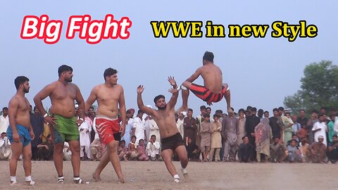Abdul rahman Bijli vs Faiz new style wwe , kabaddi match