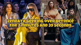 Zendaya geeking over Beyoncé for 2 minutes and 39 seconds