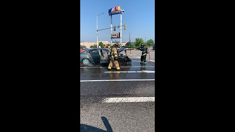 Car caught on fire 🔥