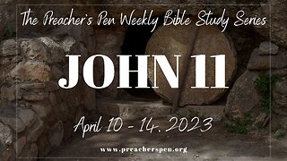 Bible Study Weekly Series - John 11 - Day #2
