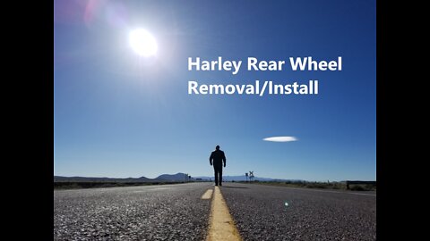 Harley Fat Bob Rear Wheel Removal and Install